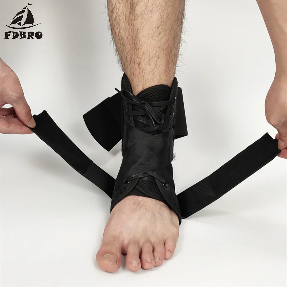 FDBRO эластичный бандаж для защиты ног от Sprain уменьшает отеки ачиллес Tendonitis | Спорт