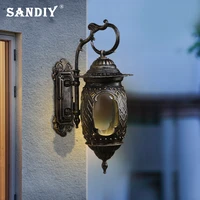 creative vintage wall lamps outdoor led porch lamp waterproof e27 retro sconce for hallway balcony house exterior wall lightings