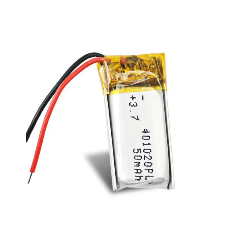 50mah 3,7 v 401020 литий-полимерный аккумулятор для игрушечных автомобилей Bluetooth динамик Bluetooth гарнитура цифровые продукты