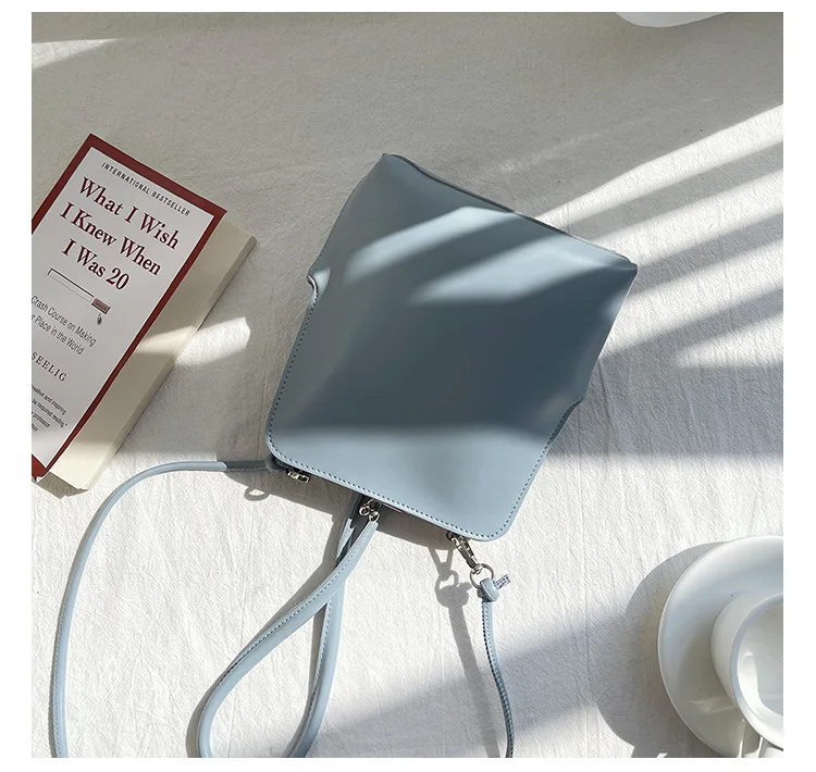

Woman Handbag PU Leather Bucket Bags For Women Small Shoulder Messenger Bag Lady Fashion Handbags Luxury Totes Lady Phone Bag