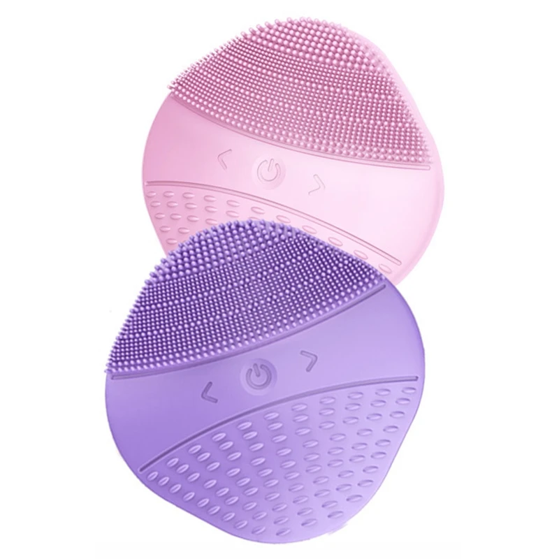 Электрическая щетка для лица ультразвуковая вибрация глубокое очищение массаж