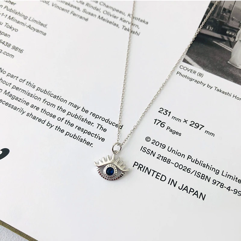 WTLTC нового дизайна маленькая глаз в форме подвески для Для женщин Ретро падения