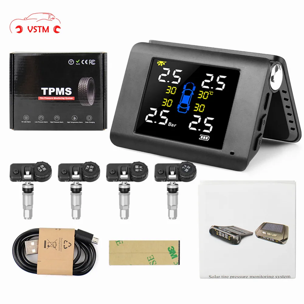 

Система контроля давления в шинах, на солнечной батарее, 90 градусов