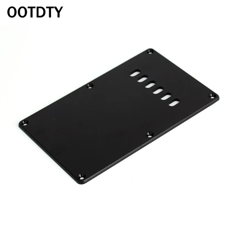 ootdty lagen einzigen schwarzen gitarre tremolo frühling carbon faser hinter abdeckung für schwarz elektrische gitarre free global shipping