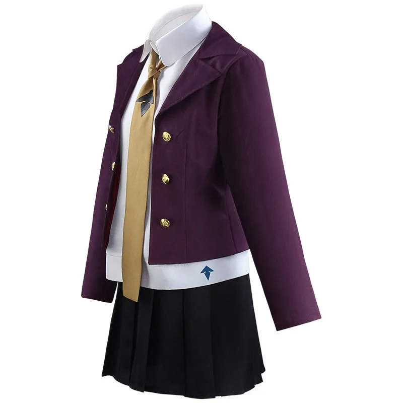 Костюмы для косплея аниме Danganronpa V2 Kirigiri Kyouko женское платье униформа JK костюм на