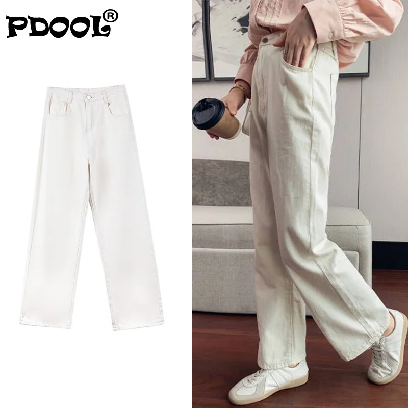 

Новинка Осень 2021 женские джинсы свободные прямые брюки с высокой талией белые облегающие укороченные брюки маленькие женские джинсы