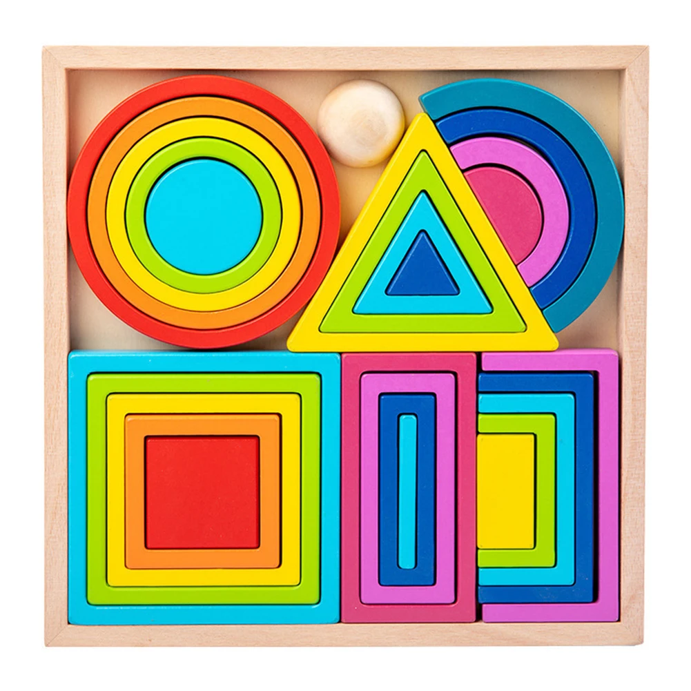 

Intelligent Geometry Building Block Changeable Modeling for Kids Learning Education Brain Exercise Development