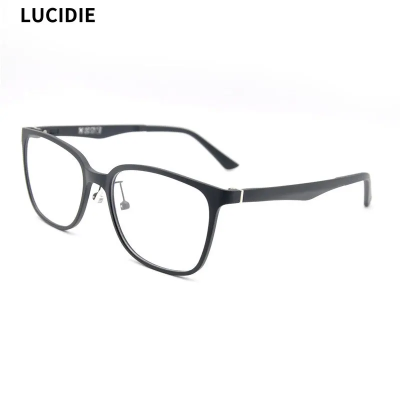 Квадратные очки для близорукости LUCIDIE женщин и мужчин ретро в металлической