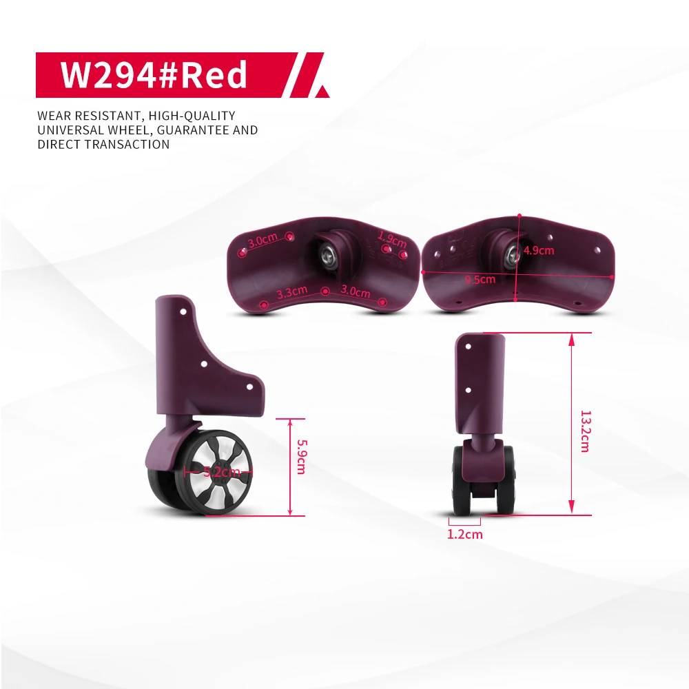 DILONG W294 Password luggage wheel trolley case accessories universal wheel replacement password box roller suitcase casters