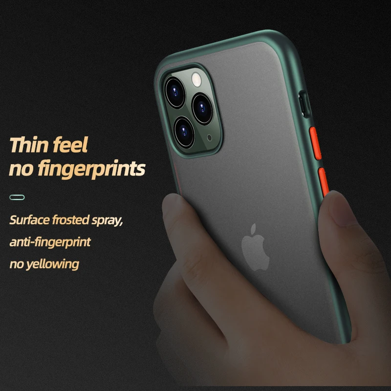 Чехол KUULAA для iPhone 11 Pro Max Роскошный прозрачный защитный чехол телефона i Phone ProMax