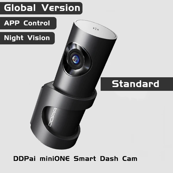 Standard Глобальная версия Xiaomi DDPai MiniONE DaSh camera sony IMX307 HD DVR рекордер ночного видения Android g-сенсор ночная версия - Название цвета: Standard