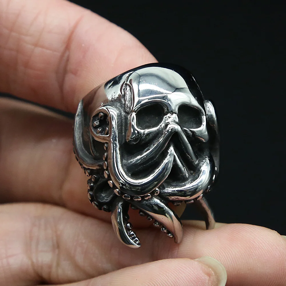 Мужское кольцо в готическом стиле панк хип-хоп | Украшения и аксессуары