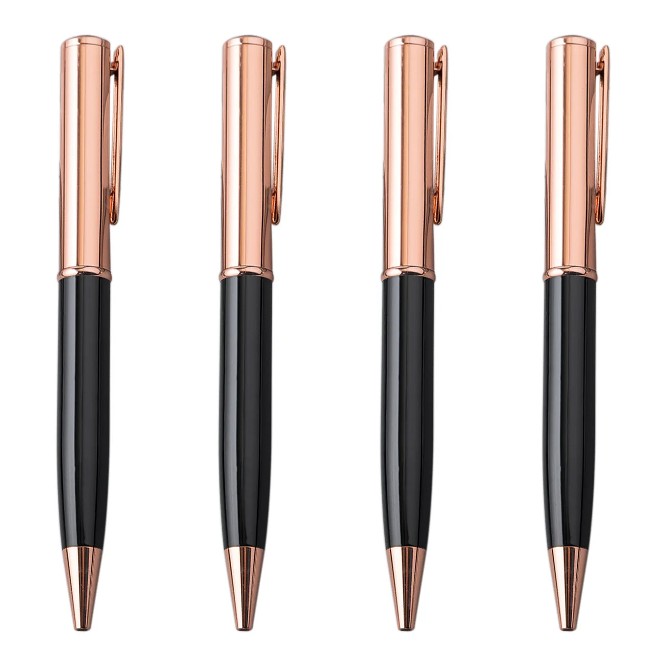 

1 шт., металлическая шариковая ручка цвета розового золота