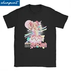 Футболки Madoka Magica для мужчин и женщин, хипстерские футболки с круглым вырезом, милые аниме Волшебные футболки для девочек, одежда с коротким рукавом