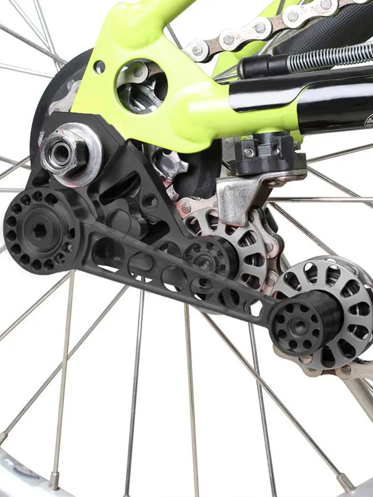 

Bicycle Chain Guide Bracket Folding Bicycle 2/6 Speed Chain Guide Chain Regulator Aluminum Alloy Guide Chain Holder Bike Part
