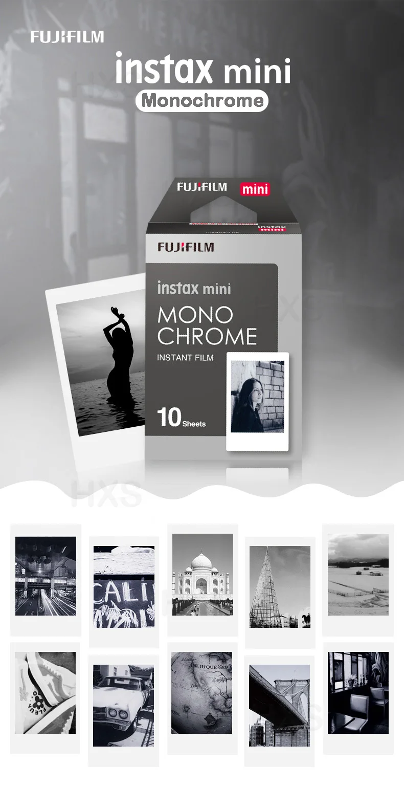 Подлинная Fujifilm Instax Mini 8 9 цветная фотобумага 10 шт. для Fuji 9 8 7s 50 90 25 70 Share SP-2 SP-1 Liplay мгновенная камера