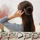 Блестящие стразы с цветами и жемчугом зажим для волос прозрачные заколка для волос с кристаллами, для женщин, сделай сам, волосы Стиль делая инструменты для невесты женские аксессуары для волос