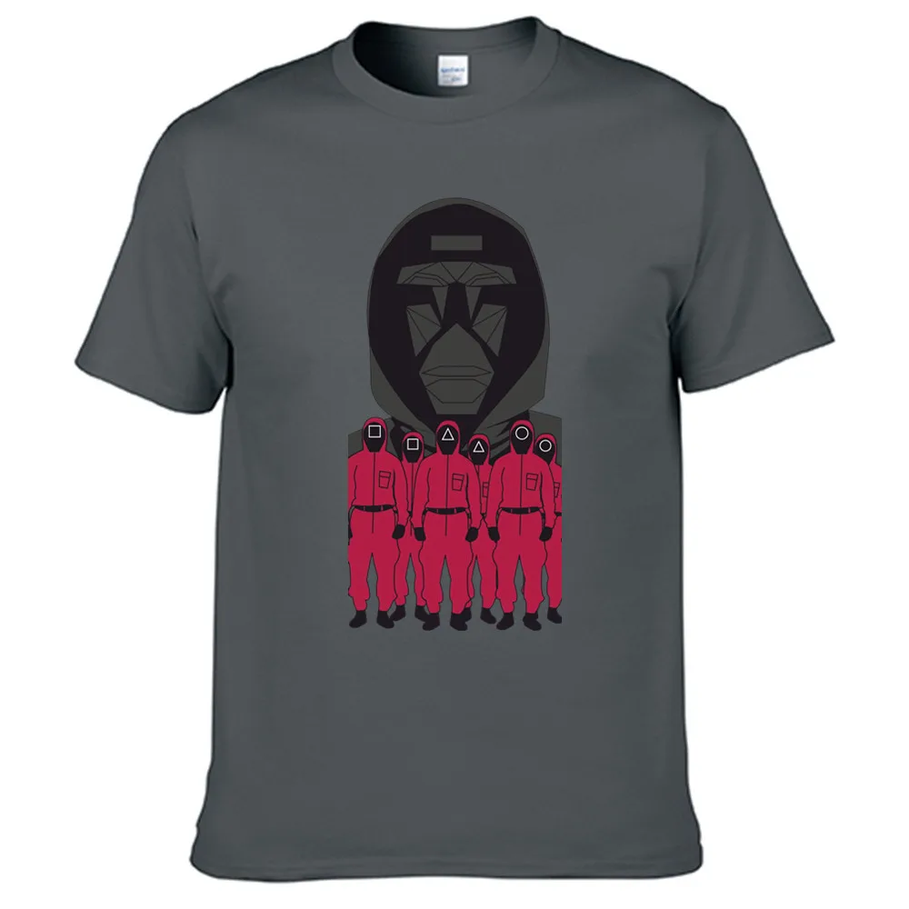 

Squid Game Man Behind The Game Summer Print T Shirt Clothes Popular Shirt Cotton Tees Amazing Short Sleeve Unique Unisex Tops