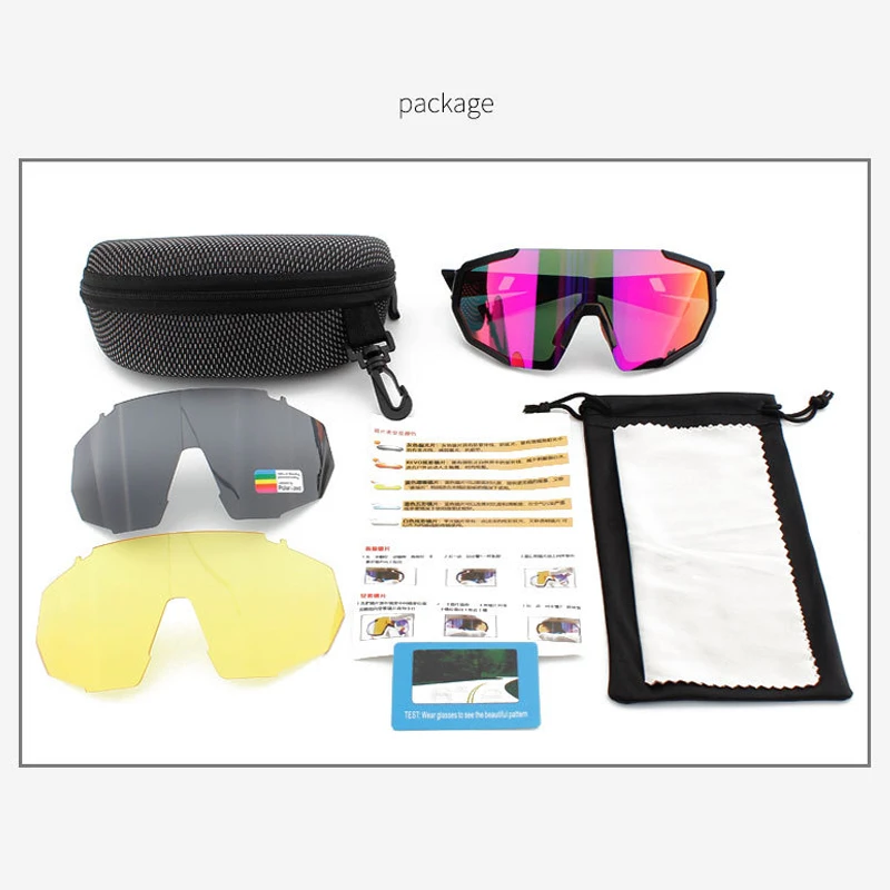 

Polarized Cycling Glasses Mtb Bicycle Goggles Sunglasses Men Female Fashion Sunglasses Sport Colorful Lenses Myopia Mtb Glasses