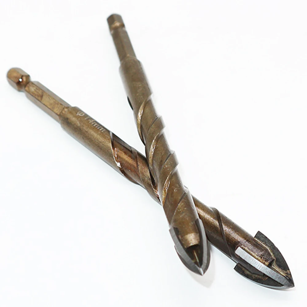

4/5/7Pcs Cross Hex Tile Drill Bits Set Hard Alloy Triangle Porcelain Stone Glass Ceramic Concrete Drill Bit Hole Opener for Wall