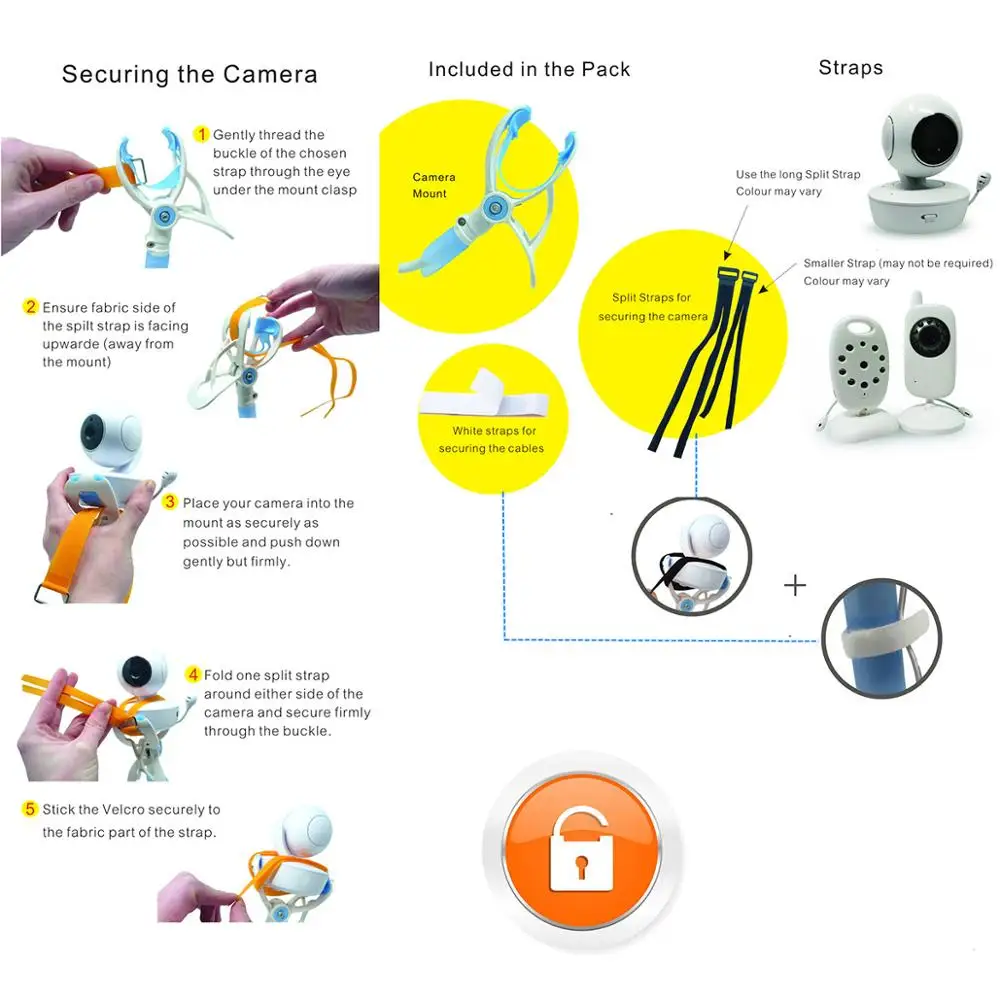 

Multifunctional Adjustable 90cm Baby Monitor Holder Fixed Stretch Bracket Universal Camera Holder Phone Holder