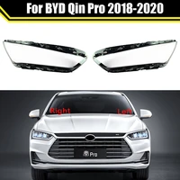 head lamp light case for byd qin pro 2018 2019 2020 front headlight lens cover lampshade glass lampcover caps headlamp shell