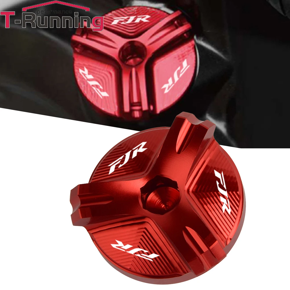 Масляная крышка с логотипом FJR для Yamaha 1300 FJR1300 ABS 2001-2016 2017 2015 аксессуары мотоциклов