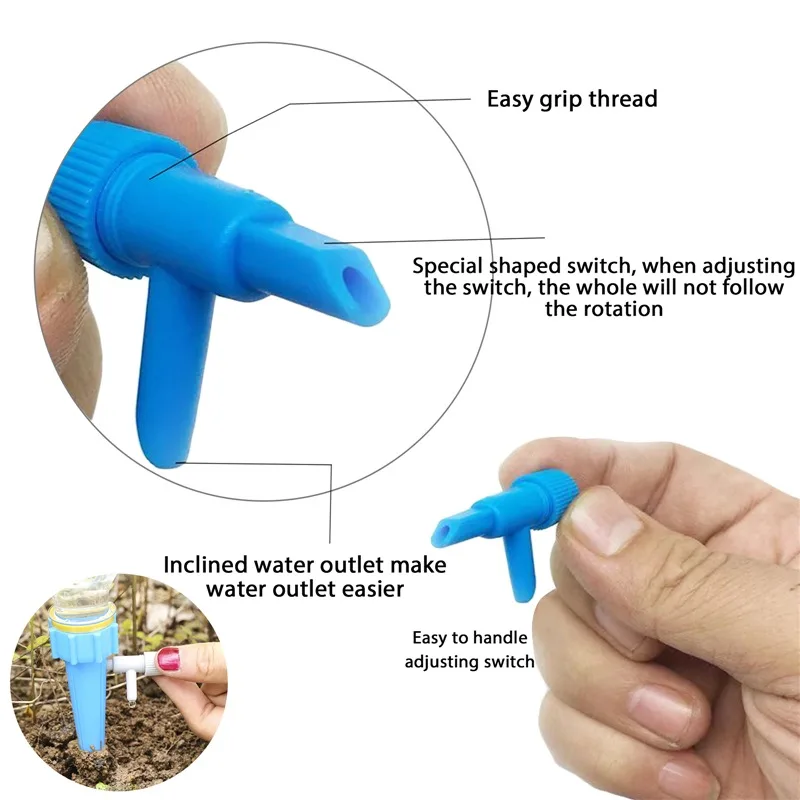 

3/6/12PCS Auto Drip Irrigation Watering System Drip Irrigation Set Watering Timer Plants Garden Watering Household Greenhouse