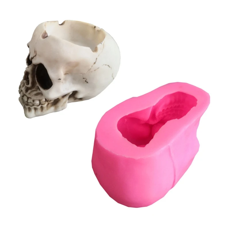 

Форма из смолы «сделай сам», подходит для ювелирных изделий, силиконовые формы из смолы, включая пепельницу в форме черепа, силиконовая форм...