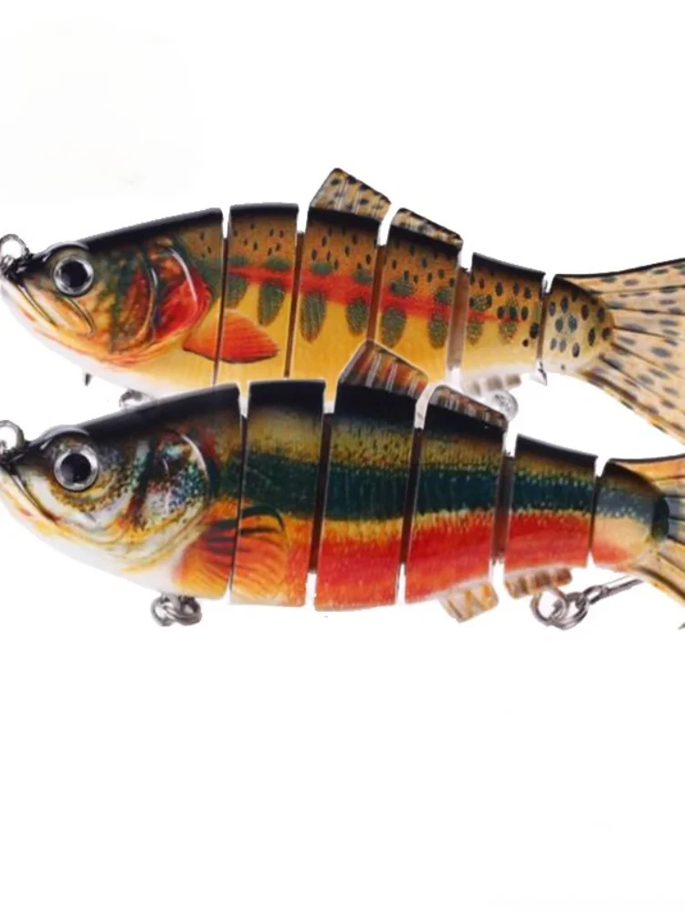 

LK-Luhan Hot-selling Burst Multi-section Bionic Bait 6 Sections of Road Yahai Fishing Gear Fake Bait Wholesale
