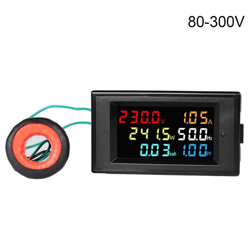 AC80 300V/AC300 450V 100A ЖК цифровой дисплей Вольтметр Электрический измеритель