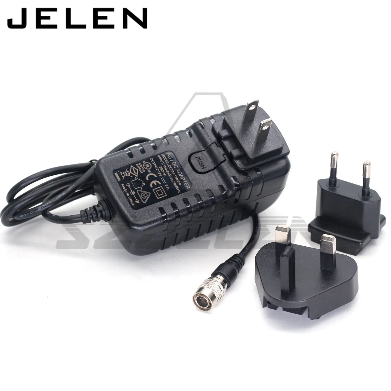 От 110-220 В до 12 Hirose 4-контактный для звуковых устройств 688 788T кабель питания с зумом