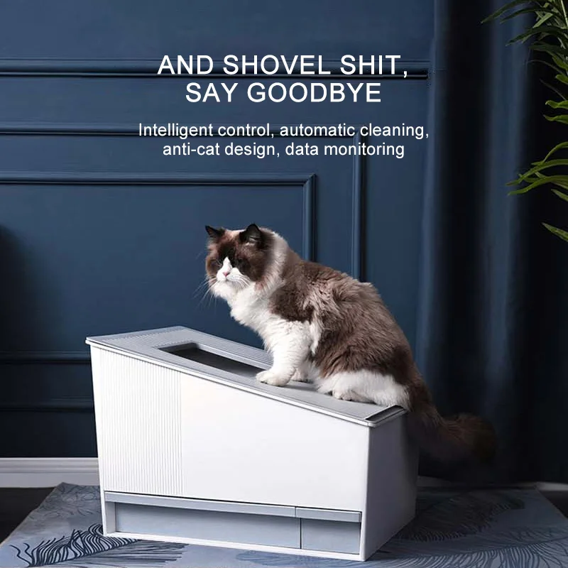 

HONEYCARE Cat Automatic Self-Cleaning Litter Boxes Nest European American Wind Cat Villa Premium Pet Supplies