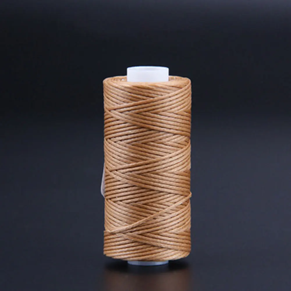 1 рулон кожи прошитая вручную вощеная нить сверхмощная швейная грубой взбивания 0