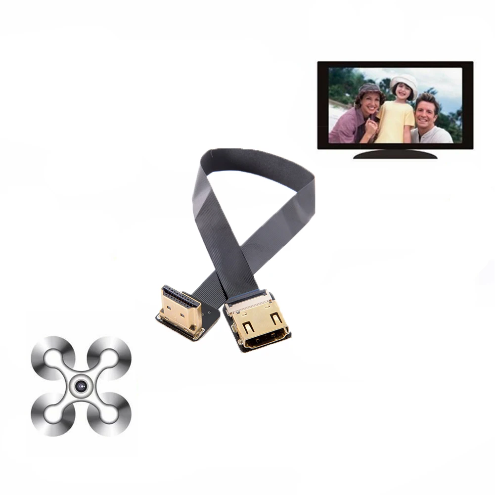 Высокоскоростной удлинитель FPV для кабеля переходник с плоским штекером на