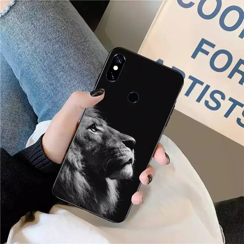 

Wolf Lion Fierce animal luxury shell Phone Case cover For Xiaomi Redmi note 7 8 9 t max3 s 10 pro lite coque funda shell cover