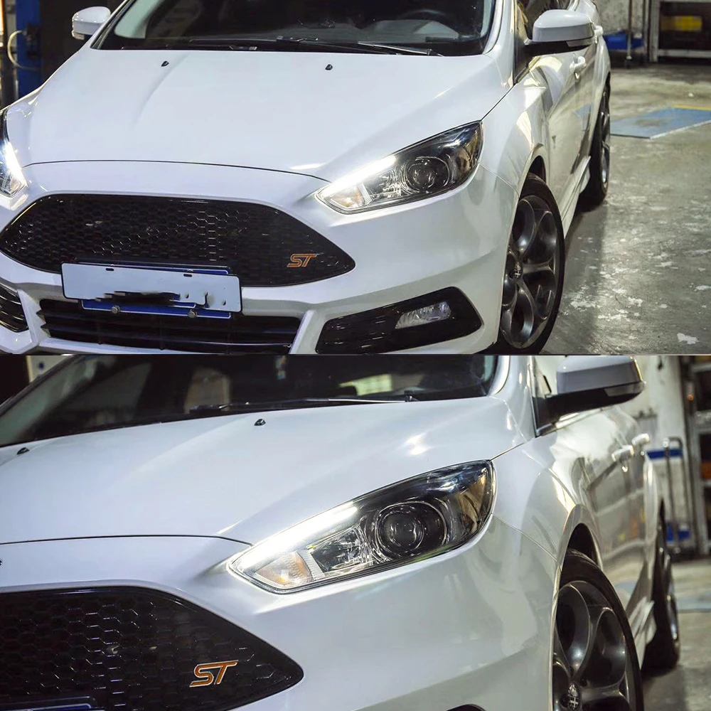 CSCSNL 1 пара фар в сборе для Ford Focus 4 2015 2016 2017 2018 задний фонарь/ST дизайн светодиодный DRL