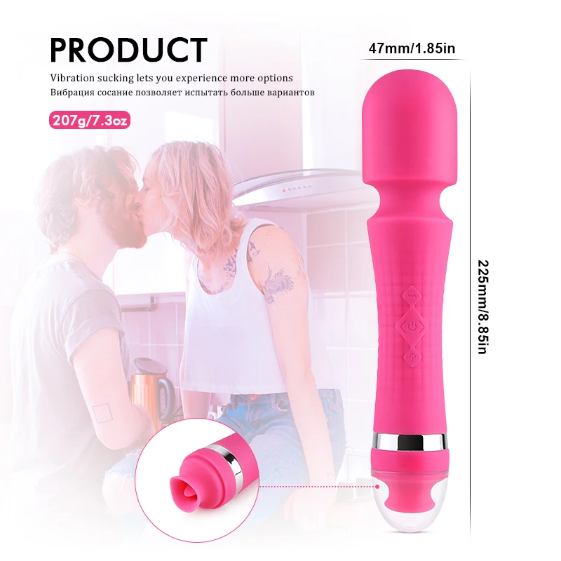 10 скоростей AV вибратор для женщин Волшебная палочка массажер секс-товары USB