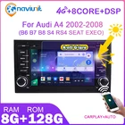 PX6 магнитола 2 din android 10 с экраном автомагнитола для Audi A4 B6 S4 B7 RS4 Seat Exeo 2002-2012 интеллектуальные системные видеоплееры Авторадио Мультимедиа блютуз автозвук Навигация стерео Carplay 2DIN Навигатор