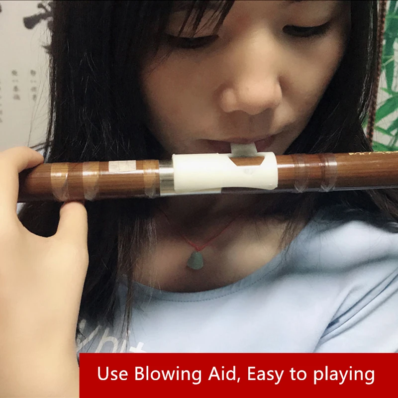 SevenAngel Flute blower mouthpiece whistle for beginner easy to blow bamboo flute dizi blowing aid Helper