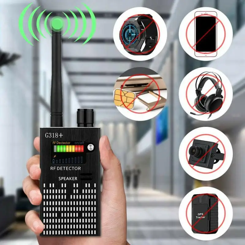

Multi-function Anti Detector Camera Anti-sneak Shot Surveillance Camera Wireless Detector Signal Lens GSM Tracker Detect
