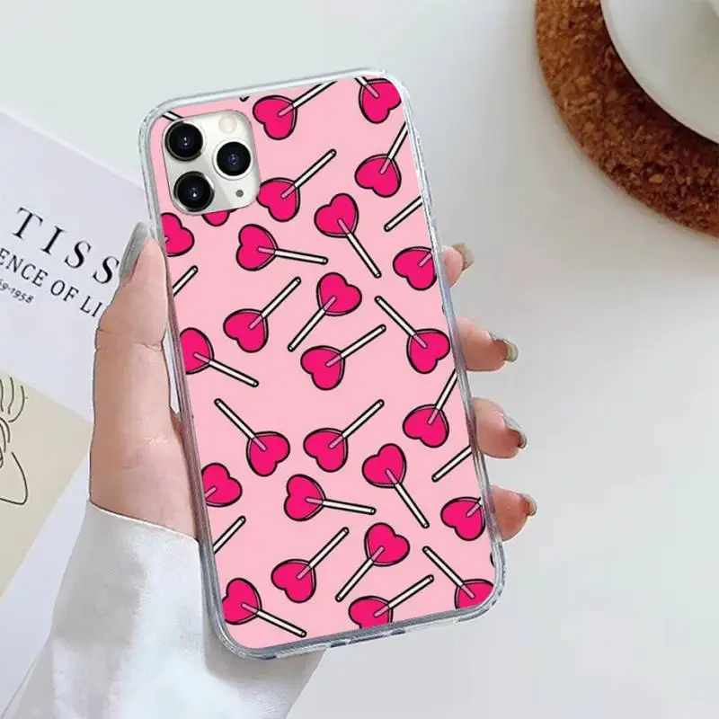 

Strawberry cute pink fruit Phone Case For iphone 12 5 5s 5c se 6 6s 7 8 plus x xs xr 11 pro max mini