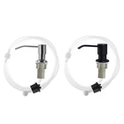 Дозатор для мыла сделай сам, насос и 47-дюймовая удлинительная трубка, комплект для дома, кухни, ванной комнаты, раковины с монтажными отверстиями 25-38 мм