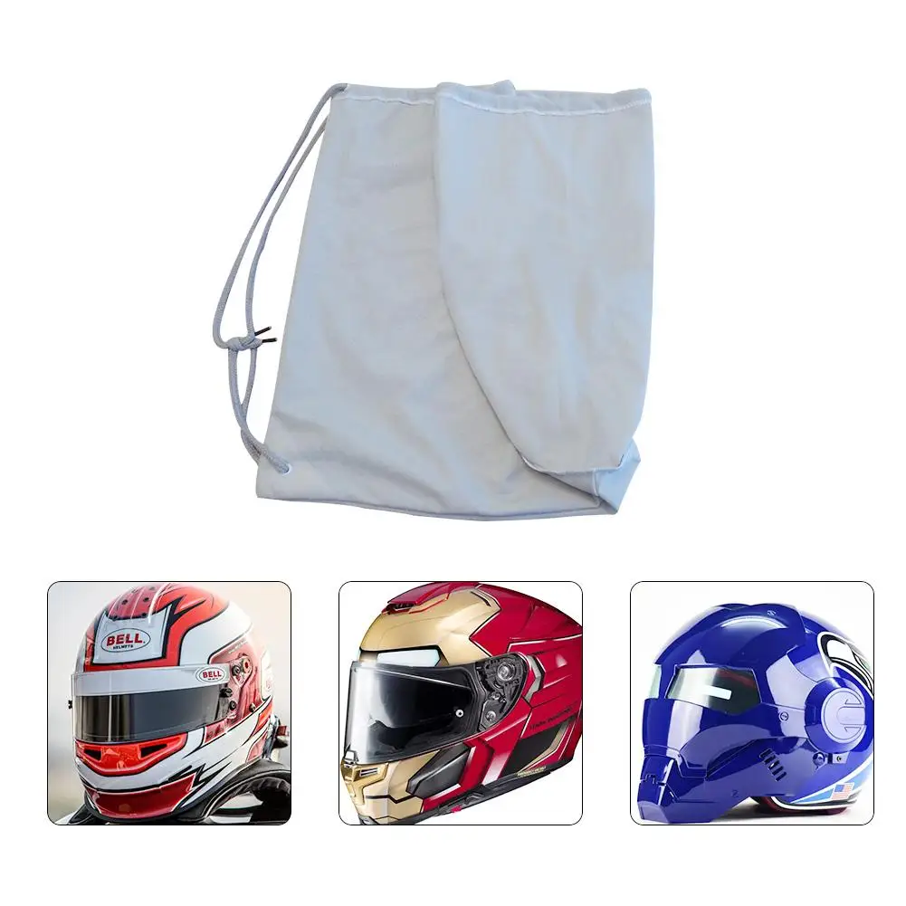 

Waterproof Motorcycle Helmet Bag Equipment Bag Oversized Super Soft Short Plush White Storage Bags