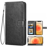 flip cover leather wallet phone case for tecno phantome x pova 2 le7 spark 6 go 2020 5 air infinix smart 5 hot 10 lite x657 6air