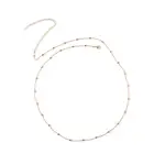 Цепочка на талию Женская, украшенная бисером, 1 шт., романтическая, цепь бикини