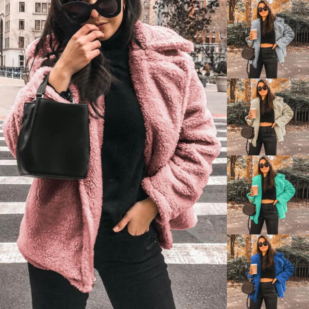 Зимняя женская шуба Chaqueta mujer, большие размеры, одноцветная шуба из искусственного меха норки, шуба из искусственного меха, шуба из лисьего меха Colete Feminino