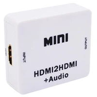 hot 1080p hdmi extractor splitter hdmi digital to analog 3 5mm out audio hdmi2hdmi no need to install driver plug and play
