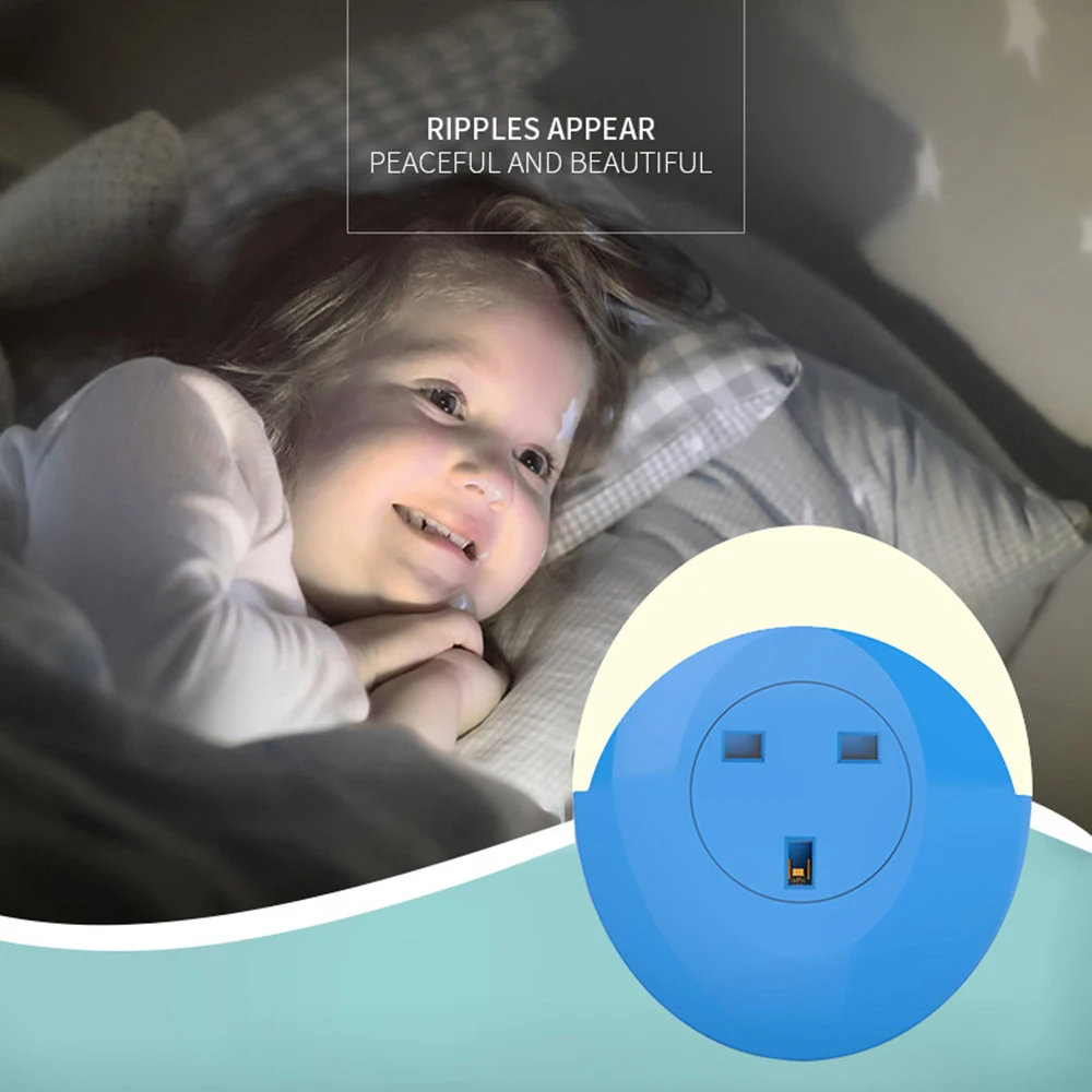 RGB сцена ночник умная настенная розетка голос Wi-Fi переходник с дистанционным