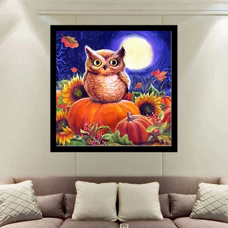 Новый 5d алмазная живопись полная дрель квадратная Сова искусство Алмазная